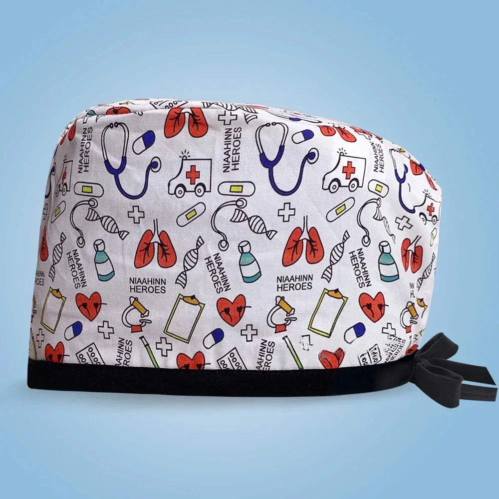 Calot de Soins Premium – Coton Souple & Motifs Originaux